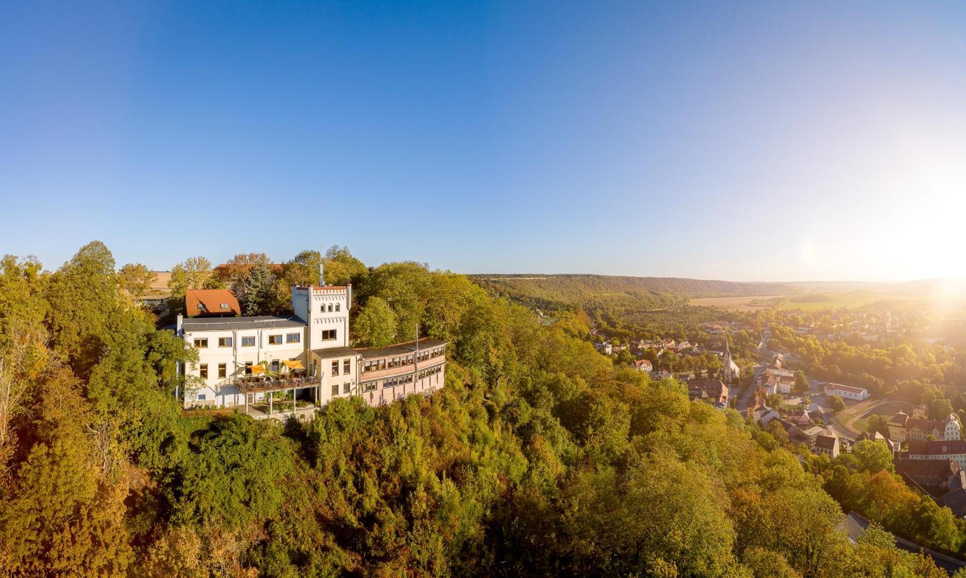 Berghotel Wilhelmsburg Bad Kosen Exterior foto